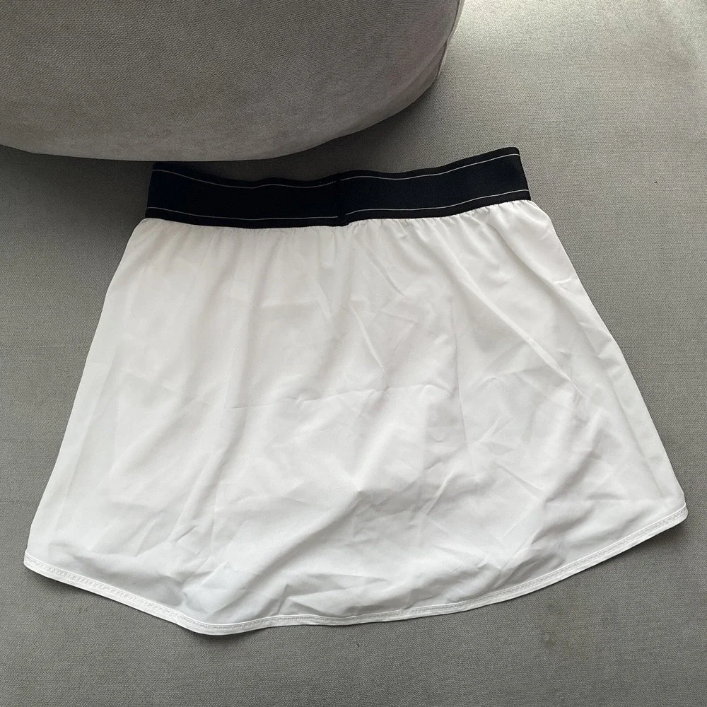 Alo Yoga Match Point Tennis Skirt White L